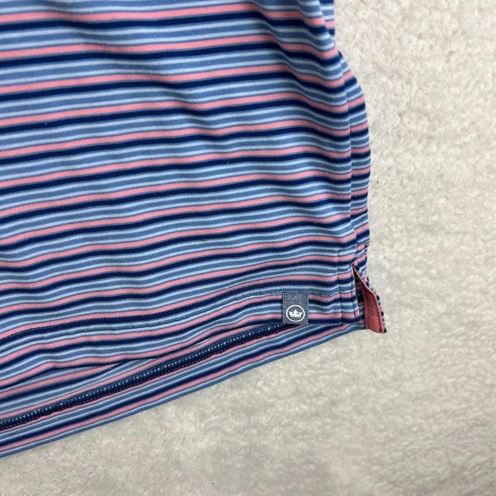 Southern Hills Peter Millar Polo Shirt Men XL Striped Golf PGA Championship 2022